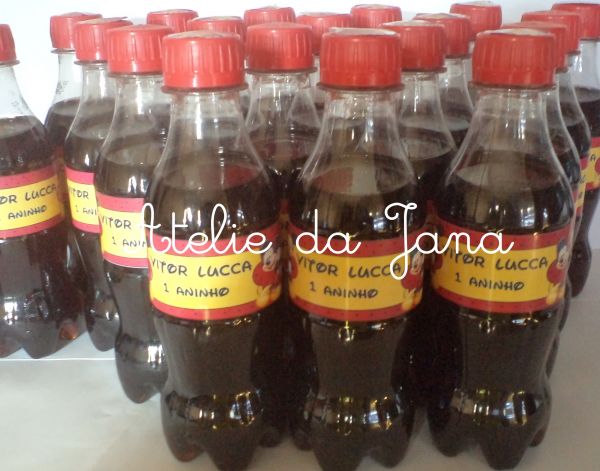 Coca Cola Personalizada Mickey