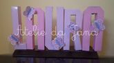 Letras 3D borboletas